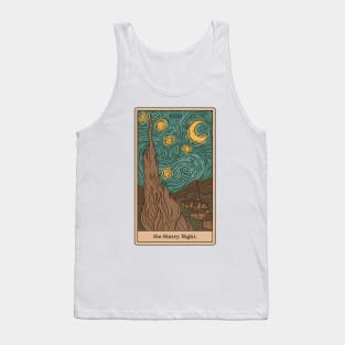 The Starry Night - Tarot Card Tank Top